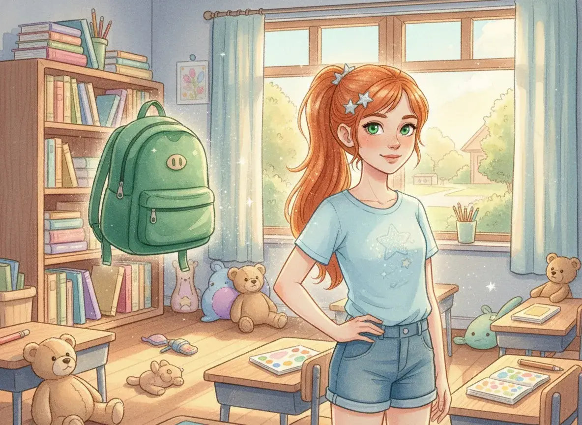 Anna's Amazing School Day Adventure - undefined - StoryBee AI