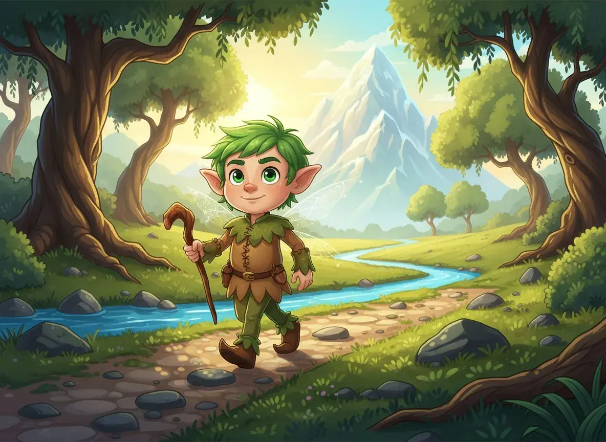 The Curious Case of the Sparkling Stream - undefined - StoryBee AI