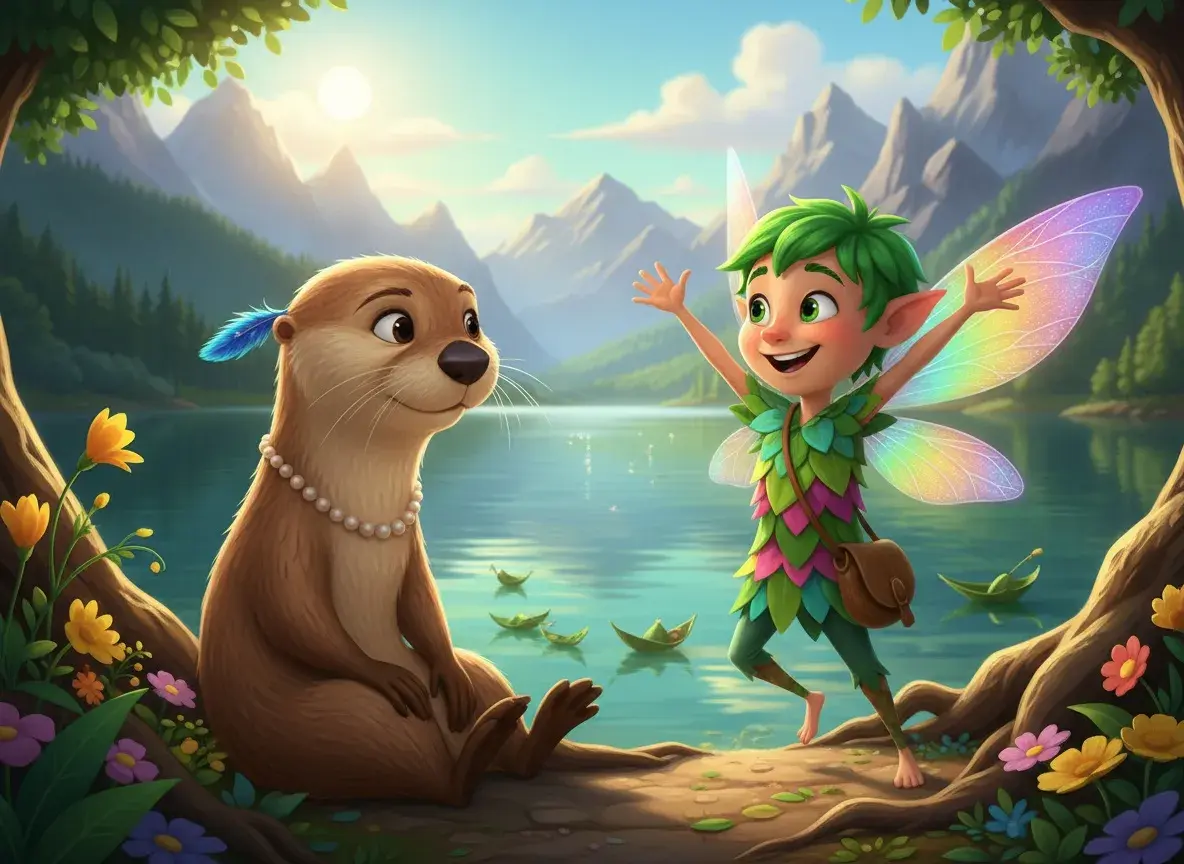 The Curious Case of the Sparkling Stream - undefined - StoryBee AI