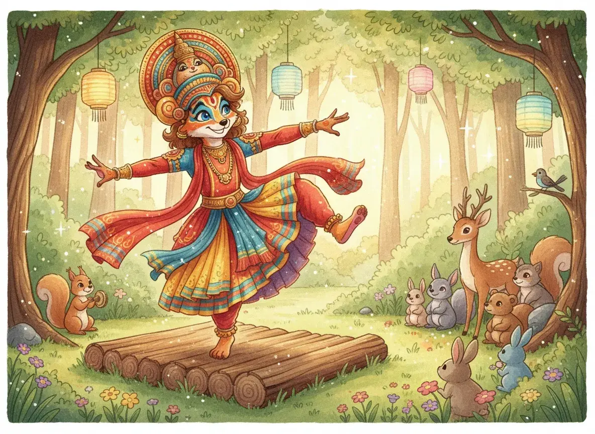 Chopstick's Kathakali Quest - undefined - StoryBee AI