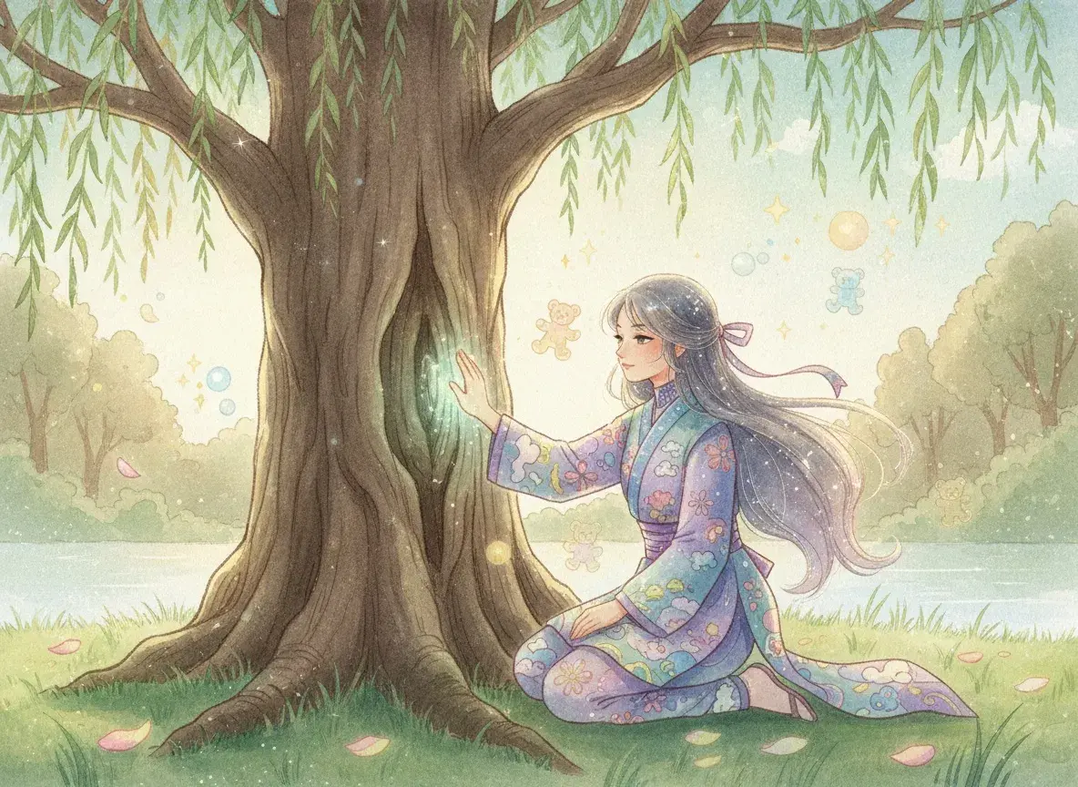 The Whispering Willow and the Forgotten Song - undefined - StoryBee AI
