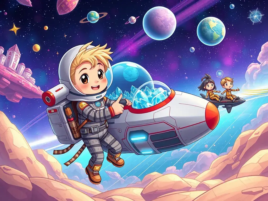 星际小探险家艾迪:水晶湖的秘密 - StoryBee AI 星际小探险家艾迪:水晶湖的秘密 - undefined - StoryBee AI