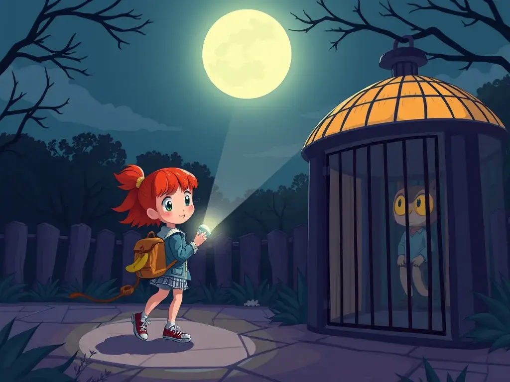 Luna and the Midnight Monkey Mission - StoryBee AI Luna and the Midnight Monkey Mission - undefined - StoryBee AI