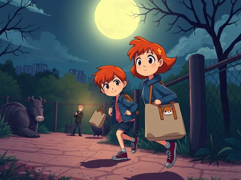 Luna and the Midnight Monkey Mission - StoryBee AI Luna and the Midnight Monkey Mission - undefined - StoryBee AI