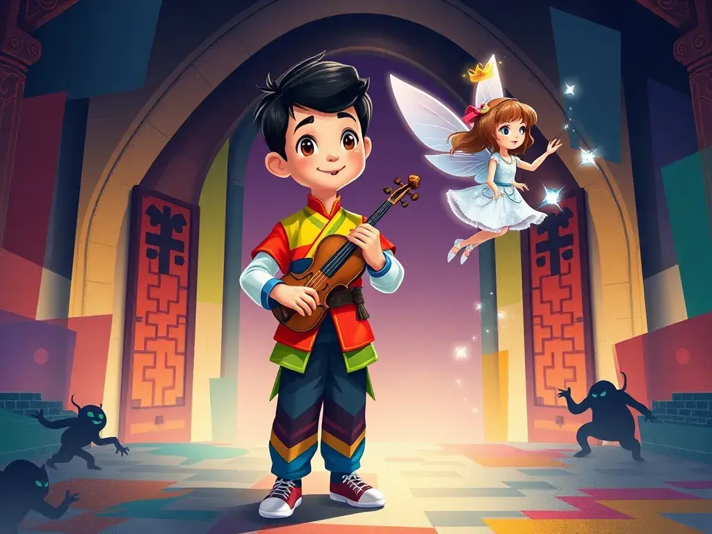 乐音仙笛与黑巫师的魔爪 - StoryBee AI 乐音仙笛与黑巫师的魔爪 - undefined - StoryBee AI