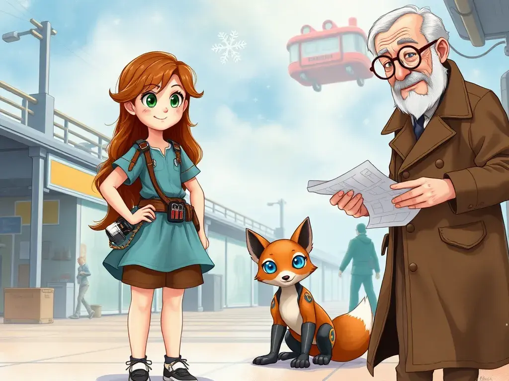Lina and Vix's Gravity Glitch - StoryBee AI Lina and Vix's Gravity Glitch - undefined - StoryBee AI