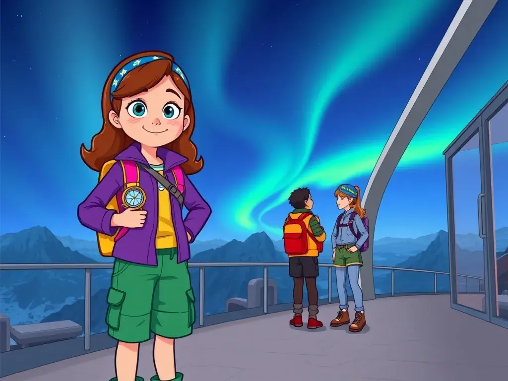 Lily and the Aurora Enigma: A Solar Storm Adventure - StoryBee AI Lily and the Aurora Enigma: A Solar Storm Adventure - undefined - StoryBee AI