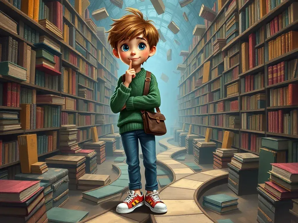 Theo y la Biblioteca de los Cuentos Vivientes - StoryBee AI Theo y la Biblioteca de los Cuentos Vivientes - undefined - StoryBee AI