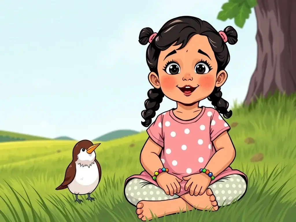 Aaru and Babu's Sunny Day Adventure