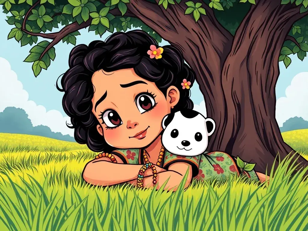 Aaru and Babu's Sunny Day Adventure - StoryBee AI Aaru and Babu's Sunny Day Adventure - undefined - StoryBee AI