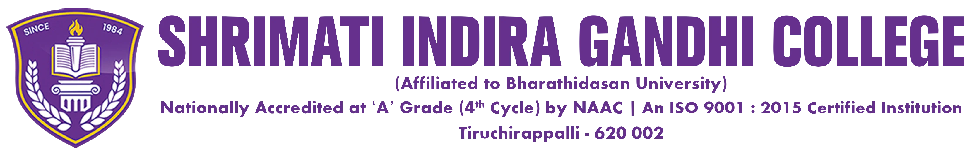 Shrimati Indira Gandhi College logo